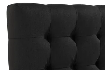 Ella Sengegavl Rutete 90cm - Svart - Møbler - Senger - Sengetilbehør - Sengegavl