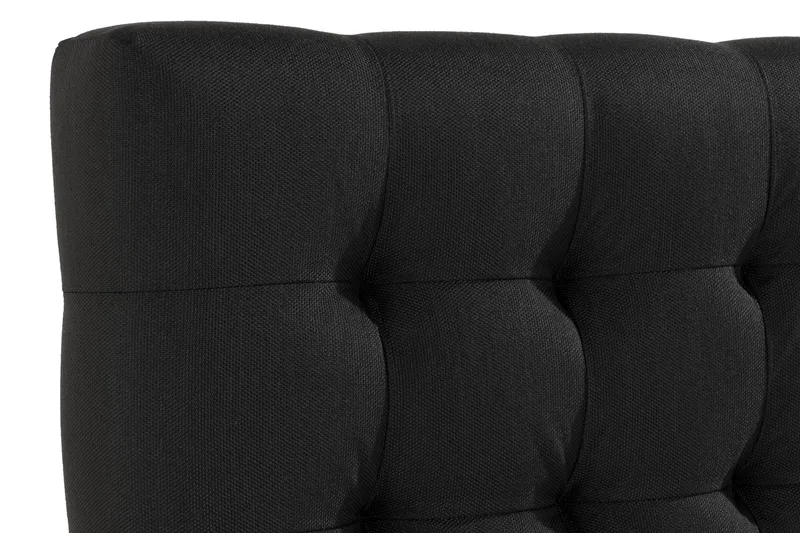 Ella Sengegavl Rutete 90cm - Svart - Møbler - Senger - Sengetilbehør - Sengegavl