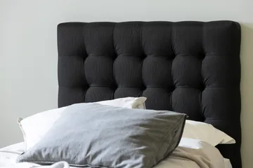 Ella Sengegavl Rutete 90cm - Svart - Møbler - Senger - Sengetilbehør - Sengegavl