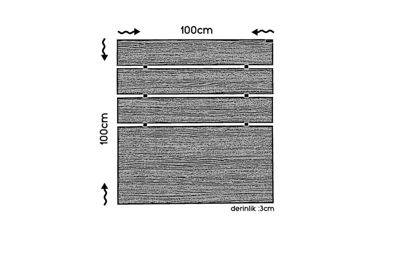 Feldene Sengegavl - Hvit - Møbler - Senger - Sengetilbehør - Sengegavl