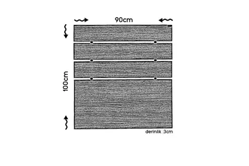 Feldene Sengegavl - Valnøtt - Møbler - Senger - Sengetilbehør - Sengegavl
