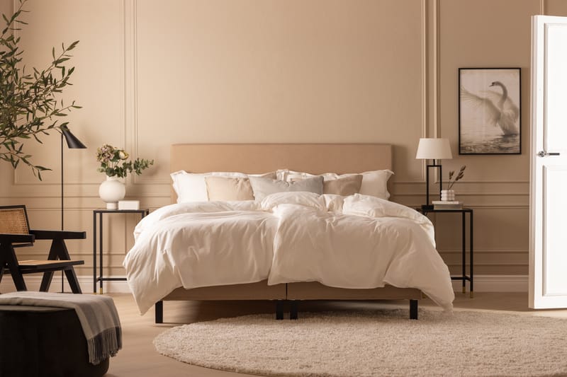 Glatt gavl Nayaka 180 - Beige - Møbler - Senger - Sengetilbehør - Sengegavl