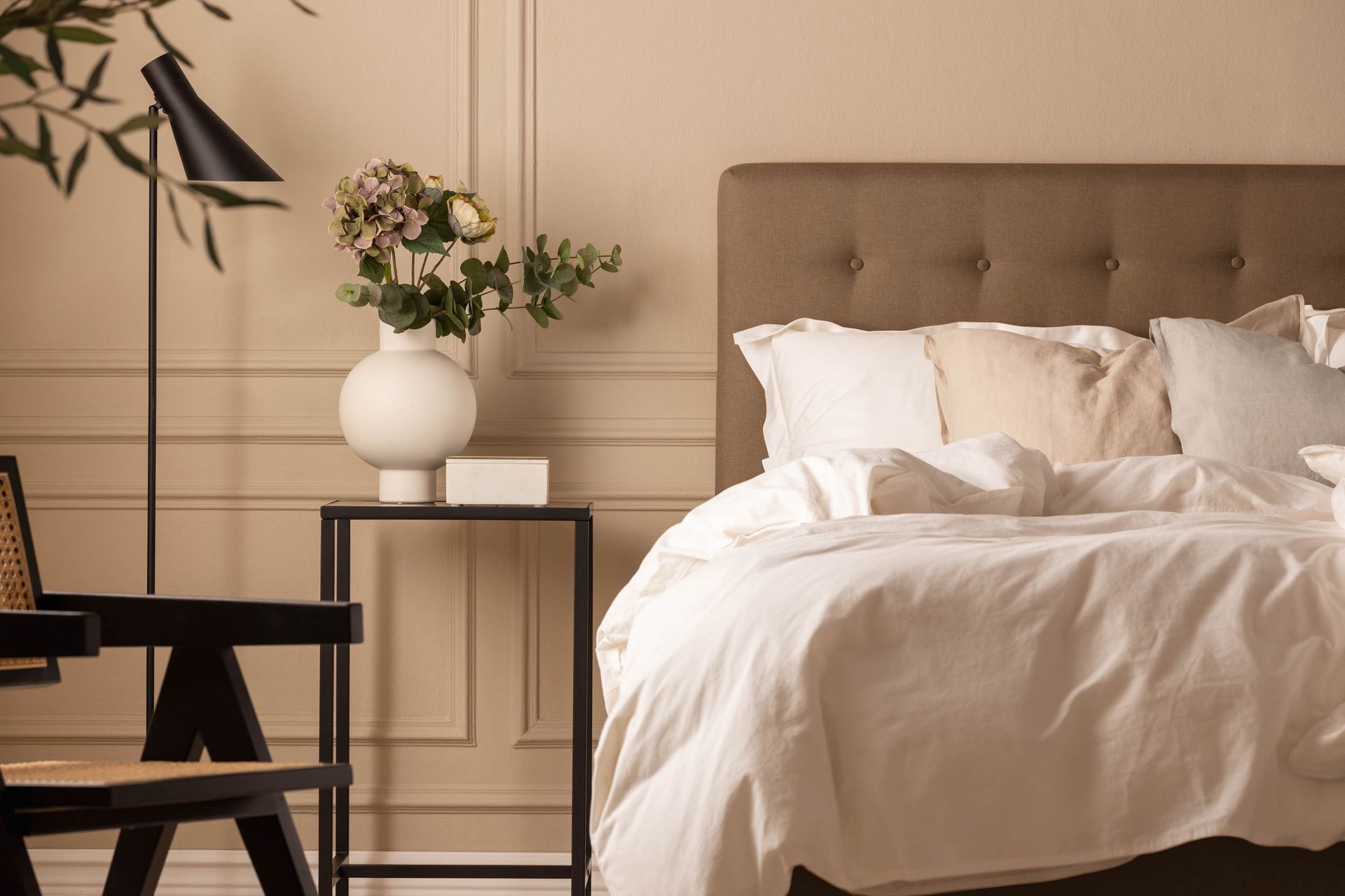 Glatt gavl Nayaka 180 - Brun - Møbler - Senger - Sengetilbehør - Sengegavl