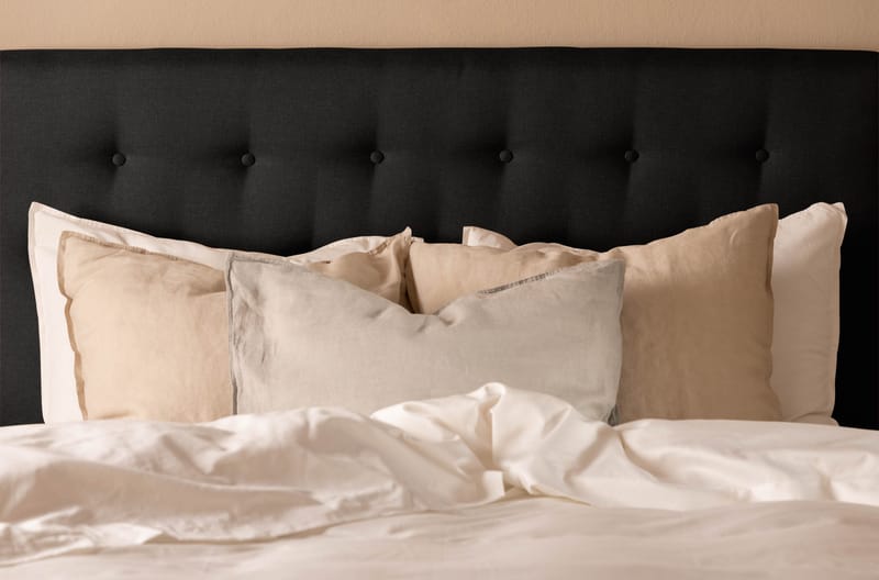 Glatt gavl Nayaka 90 - Svart - Møbler - Senger - Sengetilbehør - Sengegavl