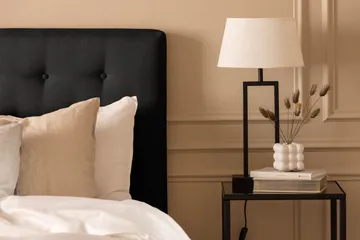 Glatt gavl Nayaka 90 - Svart - Møbler - Senger - Sengetilbehør - Sengegavl