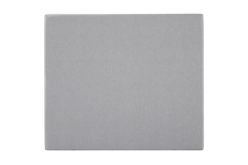 Glatt Sengegavl Lucky 140 cm, Mellangrå