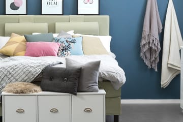 Glatt Sengegavl Lucky 150 cm - Grønn - Møbler - Senger - Sengetilbehør - Sengegavl