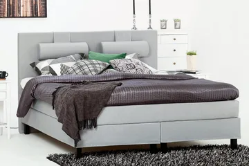 Glatt Sengegavl Lucky 150 cm - Mellangrå - Møbler - Senger - Sengetilbehør - Sengegavl