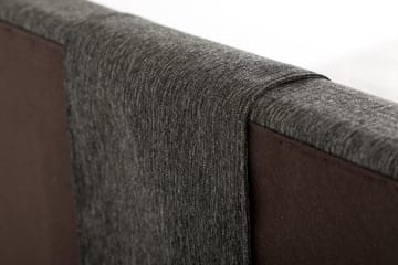 Glatt Sengegavl Lucky 150 cm - Svart|Grå - Møbler - Senger - Sengetilbehør - Sengegavl