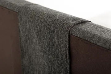 Glatt Sengegavl Lucky 150 cm - Svart/Grå - Møbler - Senger - Sengetilbehør - Sengegavl