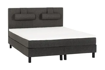 Glatt Sengegavl Lucky 160 cm - Svart|Grå - Møbler - Senger - Sengetilbehør - Sengegavl