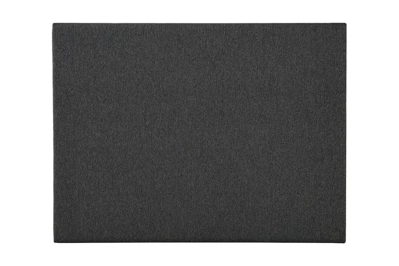 Glatt Sengegavl Lucky 160 cm, Svart/Grå