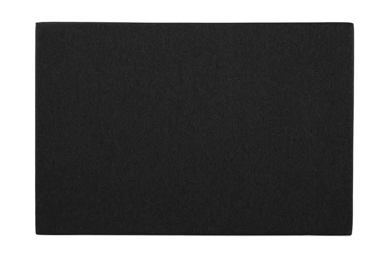 Glatt Sengegavl Lucky 180 cm, Svart|Grå