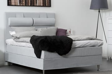 Glatt Sengegavl Meja 140 Lysegrå - Lysegrå - Møbler - Senger - Sengetilbehør - Sengegavl