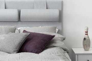 Glatt Sengegavl Meja 140 Lysegrå - Lysegrå - Møbler - Senger - Sengetilbehør - Sengegavl