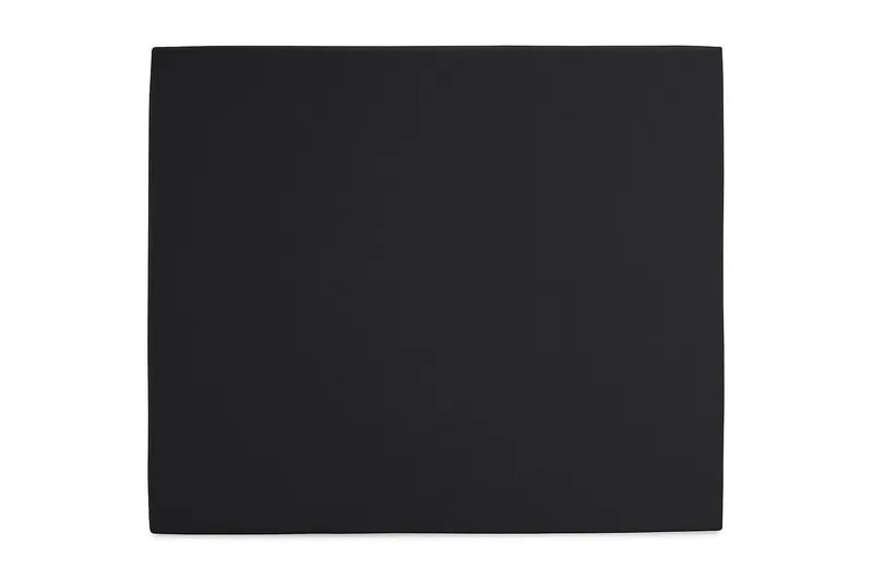 Glatt Sengegavl Meja 140 Svart, Svart