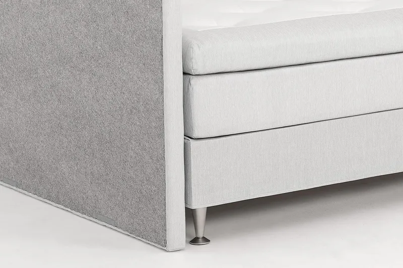 Glatt Sengegavl Meja 160 Lysegrå - Lysegrå - Møbler - Senger - Sengetilbehør - Sengegavl