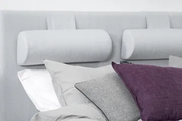 Glatt Sengegavl Meja 160 Lysegrå - Lysegrå - Møbler - Senger - Sengetilbehør - Sengegavl