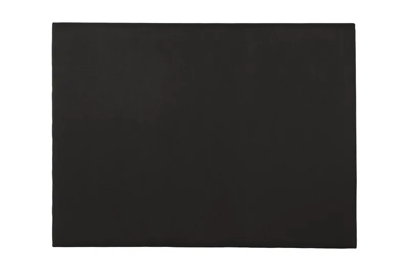 Glatt Sengegavl Meja 160 Svart, Svart