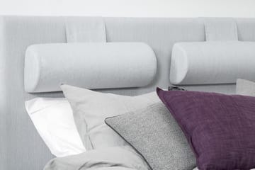 Glatt Sengegavl Meja 180 Lysegrå - Lysegrå - Møbler - Senger - Sengetilbehør - Sengegavl