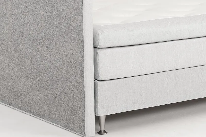 Glatt Sengegavl Meja 180 Lysegrå - Lysegrå - Møbler - Senger - Sengetilbehør - Sengegavl