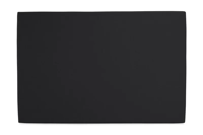 Glatt Sengegavl Meja 180 Svart, Svart