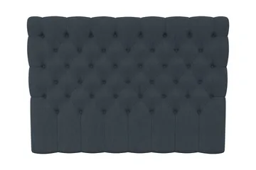 Hilton Lyx Sengegavl 210 cm Dypstiftet - Mørkeblå - Møbler - Senger - Sengetilbehør - Sengegavl