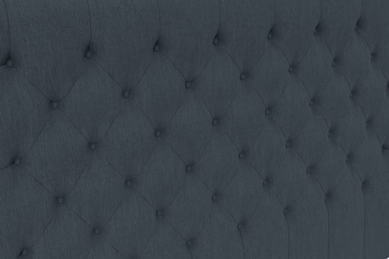 Hilton Lyx Sengegavl 210 cm Dypstiftet - Mørkeblå - Møbler - Senger - Sengetilbehør - Sengegavl