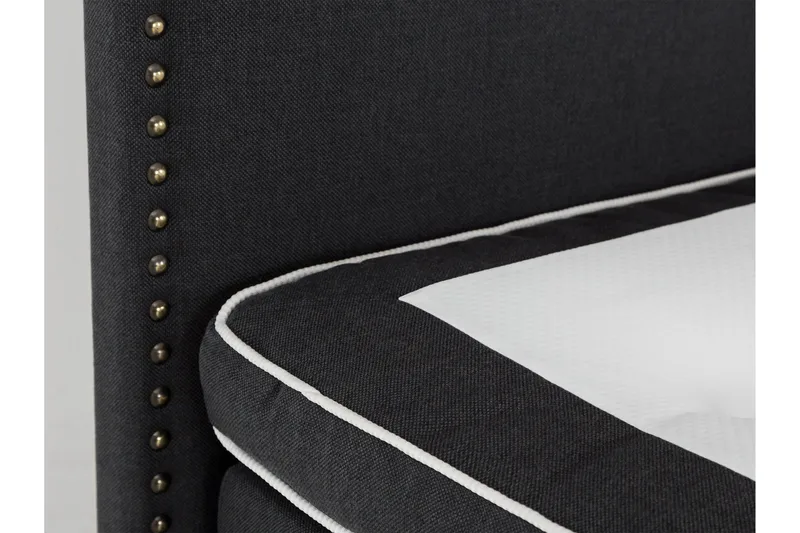 Jolie Sengegavl 185x120 cm Lav - Svart - Møbler - Senger - Sengetilbehør - Sengegavl