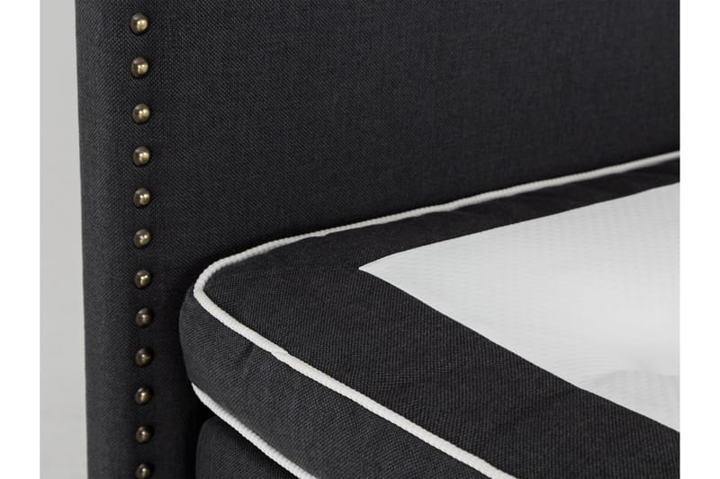 Jolie Sengegavl 185x120 cm Lav - Svart - Møbler - Senger - Sengetilbehør - Sengegavl