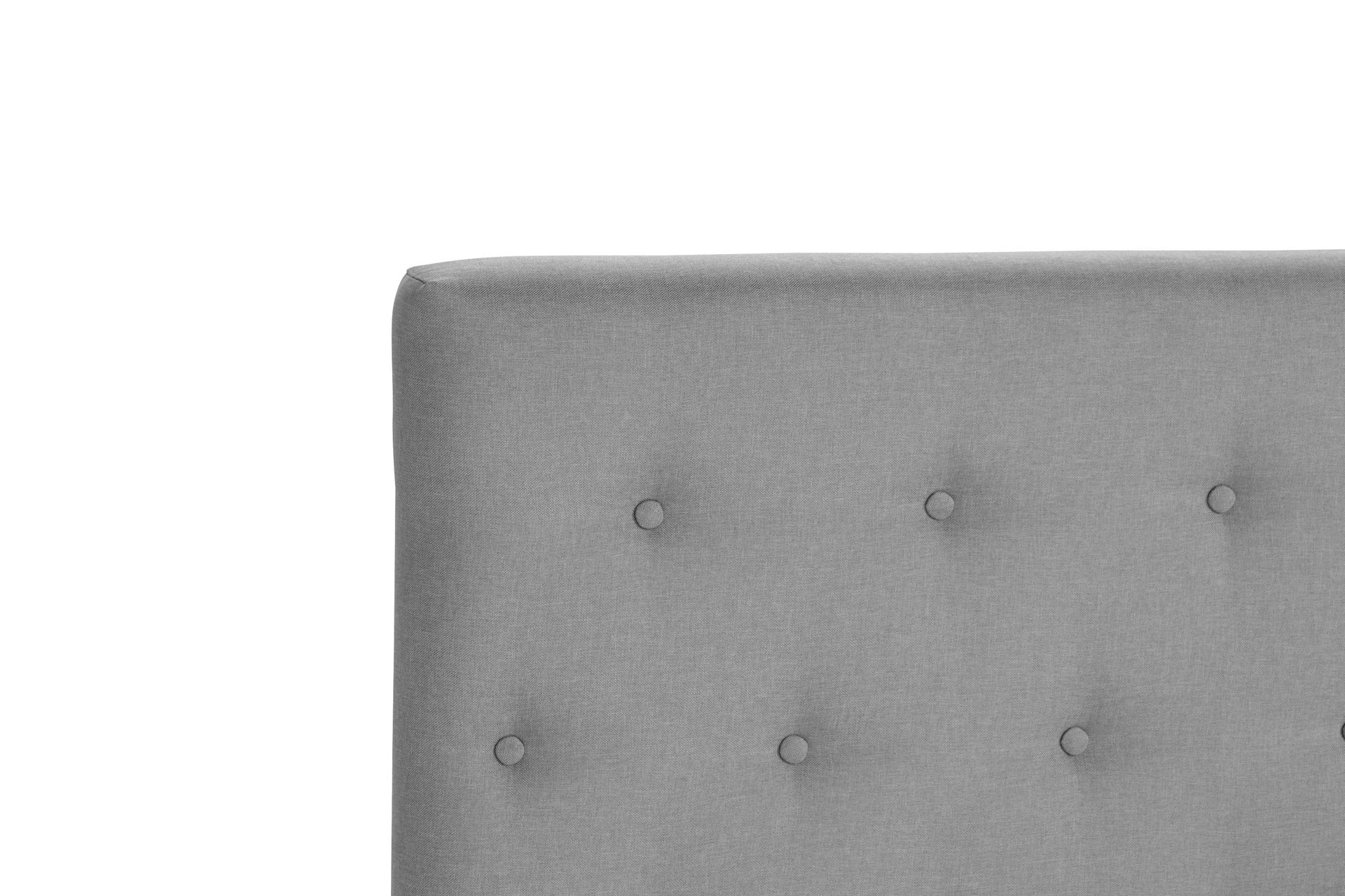 Knappet gavl Nayaka 90 - Grå - Møbler - Senger - Sengetilbehør - Sengegavl