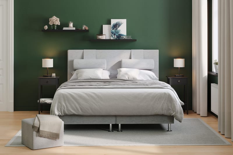 Layla Sengegavl 160 cm - Lysegrå - Møbler - Senger - Sengetilbehør - Sengegavl