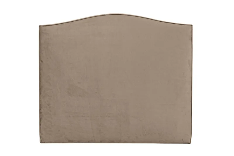 Malta Sengegavl 160 cm, Beige / Fløyel