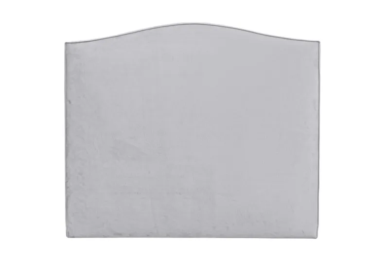 Malta Sengegavl 160 cm, Lysegrå / Fløyel