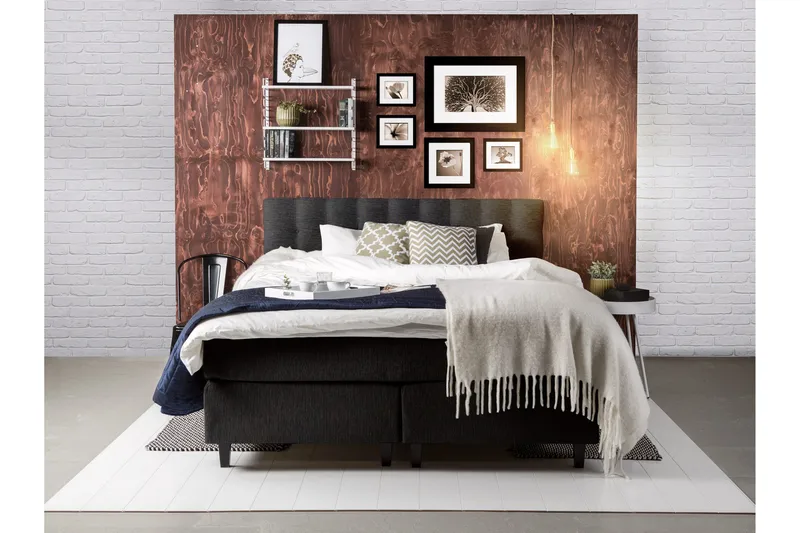 Pascale Sengegavl 160 cm - Svart - Møbler - Senger - Sengetilbehør - Sengegavl