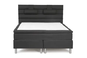 Queen Sengegavl Dypstiftet Linjert - 170 cm Svart - Møbler - Senger - Sengetilbehør - Sengegavl