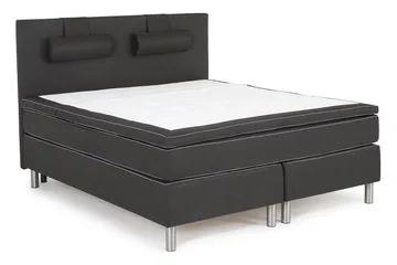 Queen Sengegavl Glatt - 180 cm Svart - Møbler - Senger - Sengetilbehør - Sengegavl