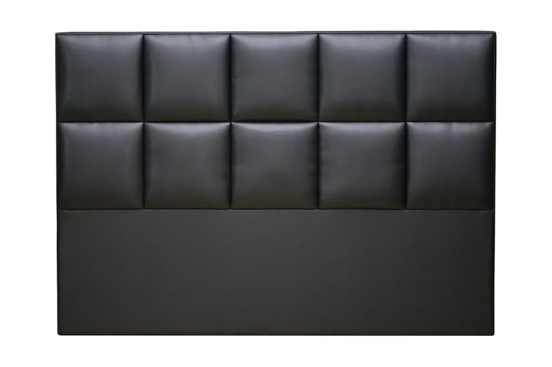 Qvant Sengegavl 160 cm, Svart Økolær