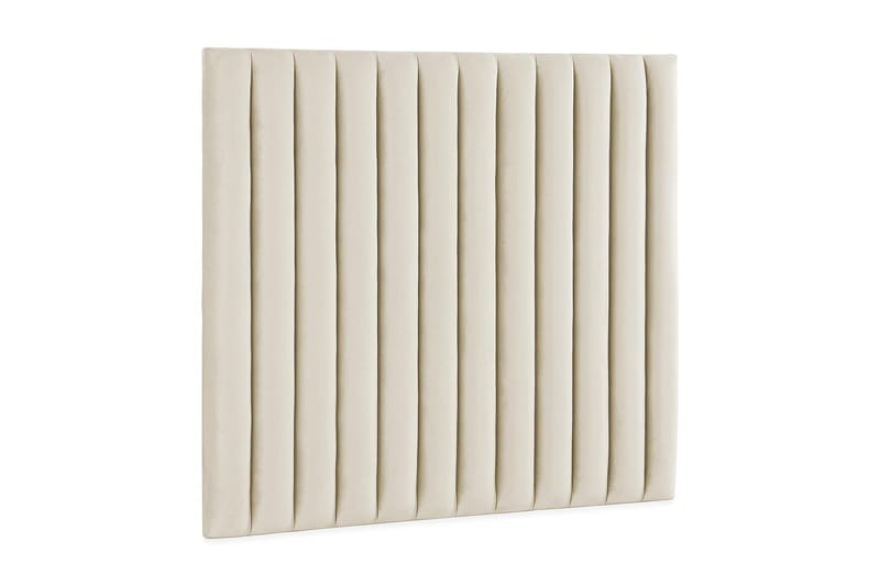 Rakel Sengegavl 120cm - Beige/Fløyel - Møbler - Senger - Sengetilbehør - Sengegavl