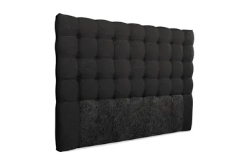 Royal Sengegavl med Knapper 180 cm - Mørkegrå - Møbler - Senger - Sengetilbehør - Sengegavl