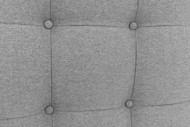 Royal Sengegavl med Knapper 80 cm - Lysegrå - Møbler - Senger - Sengetilbehør - Sengegavl