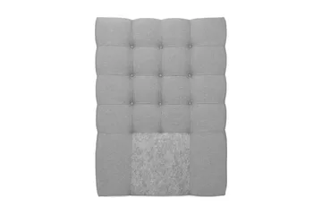 Royal Sengegavl med Knapper 80 cm - Lysegrå - Møbler - Senger - Sengetilbehør - Sengegavl