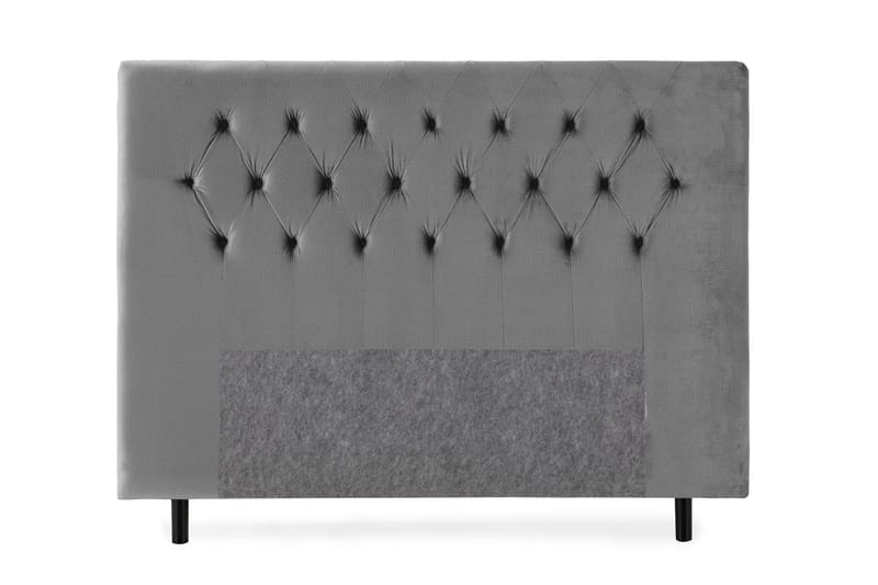 Royal Velvet Sengegavl 180, Mørkegrå Fløyel