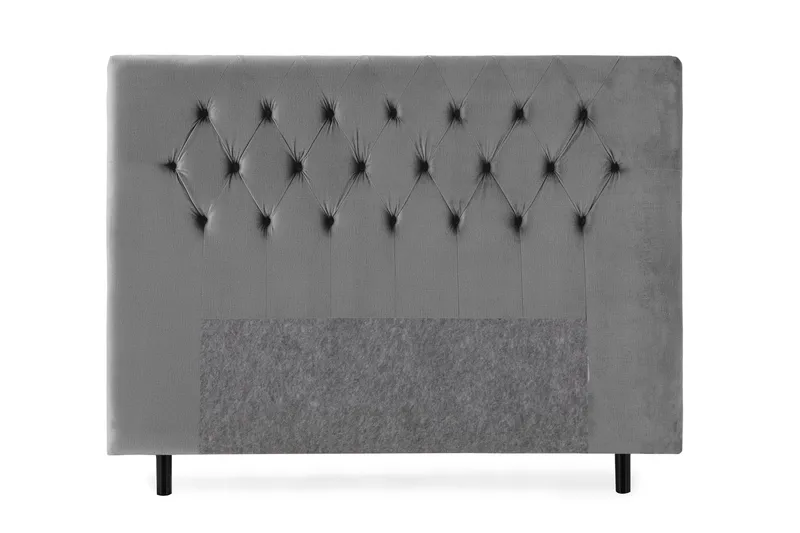 Royal Velvet Sengegavl 180, Mørkegrå Fløyel