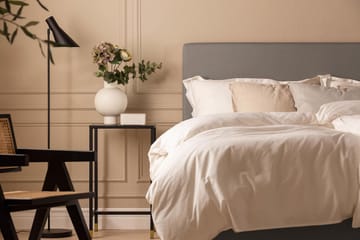 Scarlett Knappet gavl 120 - Grå - Møbler - Senger - Sengetilbehør - Sengegavl