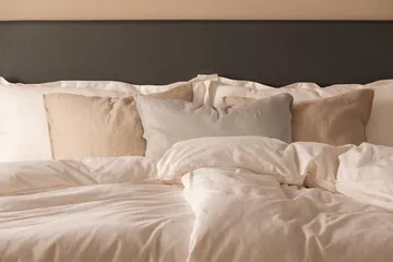 Scarlett Knappet gavl 120 - Mørkegrå - Møbler - Senger - Sengetilbehør - Sengegavl