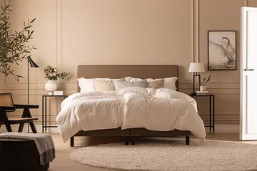 Scarlett Knappet gavl 90 - Brun - Møbler - Senger - Sengetilbehør - Sengegavl