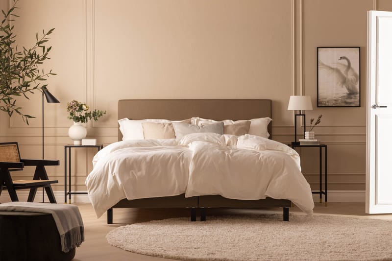 Scarlett Knappet gavl 90 - Brun - Møbler - Senger - Sengetilbehør - Sengegavl