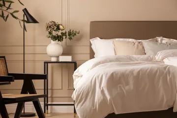 Scarlett Knappet gavl 90 - Brun - Møbler - Senger - Sengetilbehør - Sengegavl