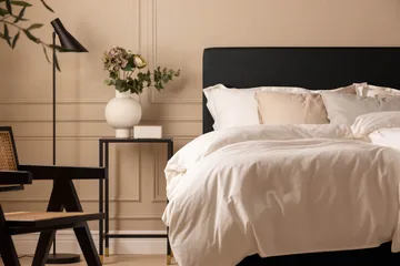 Scarlett Knappet gavl 90 - Svart - Møbler - Senger - Sengetilbehør - Sengegavl